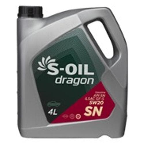 Dầu động cơ xăng/LPG tổng hợp S-OIL dragon SN 5W20 Dầu động cơ xăng/LPG tổng hợp S-OIL dragon SN 5W20