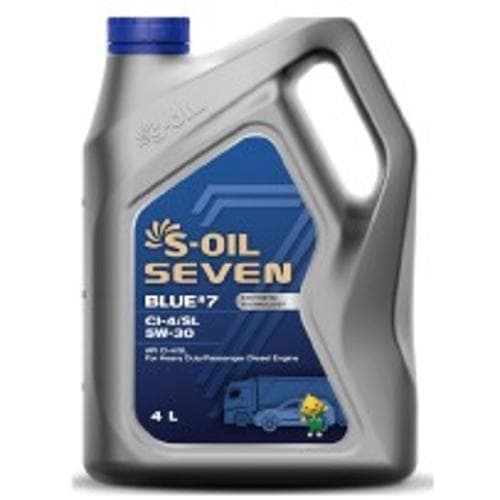 Dầu động cơ Diesel tổng hợp S-OIL 7 BLUE #7 CI-4/SL 5W-30 Dầu động cơ Diesel tổng hợp S-OIL 7 BLUE #7 CI-4/SL 5W-30