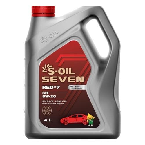 Dầu động cơ xăng/LPG tổng hợp S-OIL 7 RED #7 SN 5W-20 (Mã trước đây là DRAGON SN 5W-20) Dầu động cơ xăng/LPG tổng hợp S-OIL 7 RED #7 SN 5W-20 (Mã trước đây là DRAGON SN 5W-20)