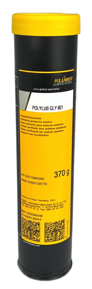 Klüber POLYLUB GLY 801 Mỡ bôi trơn tổng hợp đặc biệt 370g / Klüber POLYLUB GLY 801 Special synthetic lubricating grease 370g Klüber POLYLUB GLY 801 Mỡ bôi trơn tổng hợp đặc biệt 370g / Klüber POLYLUB GLY 801 Special synthetic lubricating grease 370g
