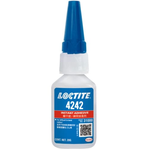 Loctite 4242 Keo ethyl cyanoacrylate độ nhớt thấp chai 20g / Loctite 4242 Low viscosity ethyl cyanoacrylate adhesive 20g bottle Loctite 4242 Keo ethyl cyanoacrylate độ nhớt thấp chai 20g / Loctite 4242 Low viscosity ethyl cyanoacrylate adhesive 20g bottle