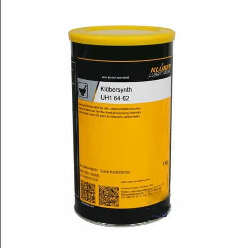 Mỡ bôi trơn tổng hợp Klübersynth UH1 64-62 Hộp thiếc 1kg / Klübersynth UH1 64-62 Synthetic lubricating grease 1kg tin Mỡ bôi trơn tổng hợp Klübersynth UH1 64-62 Hộp thiếc 1kg / Klübersynth UH1 64-62 Synthetic lubricating grease 1kg tin