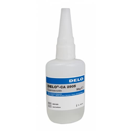 Delo CA 2905 Keo dán tức thì Universal chai 50g / Delo CA 2905 Universal instant adhesive 50g bottle Delo CA 2905 Keo dán tức thì Universal chai 50g / Delo CA 2905 Universal instant adhesive 50g bottle
