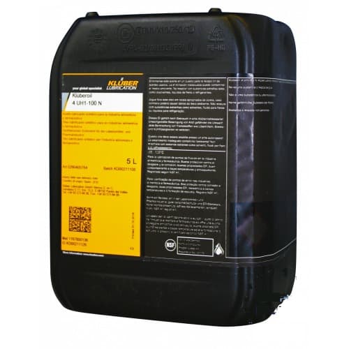 Klüberoil 4 UH 1 100 N Dầu bôi trơn tổng hợp cho ngành thực phẩm 5L / Klüberoil 4 UH 1 100 N Synthetic lubricating oil for food industry 5L Klüberoil 4 UH 1 100 N Dầu bôi trơn tổng hợp cho ngành thực phẩm 5L / Klüberoil 4 UH 1 100 N Synthetic lubricating oil for food industry 5L