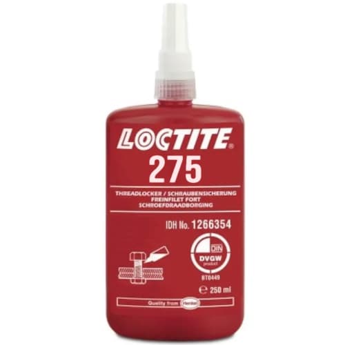 Keo khóa ren độ nhớt cao Loctite 275 màu xanh lá chai 250ml / Loctite 275 High viscosity threadlocking adhesive green 250ml bottle Keo khóa ren độ nhớt cao Loctite 275 màu xanh lá chai 250ml / Loctite 275 High viscosity threadlocking adhesive green 250ml bottle
