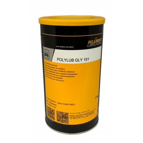 Klüber POLYLUB GLY 151 Mỡ bôi trơn tổng hợp đặc biệt 1kg / Klüber POLYLUB GLY 151 Special synthetic lubricating grease 1kg Klüber POLYLUB GLY 151 Mỡ bôi trơn tổng hợp đặc biệt 1kg / Klüber POLYLUB GLY 151 Special synthetic lubricating grease 1kg
