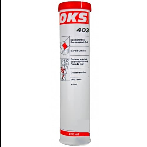 Mỡ bôi trơn đặc biệt OKS 403 tiếp xúc với nước biển hộp 400ml / OKS 403 special grease for exposure to seawater 400ml cartridge Mỡ bôi trơn đặc biệt OKS 403 tiếp xúc với nước biển hộp 400ml / OKS 403 special grease for exposure to seawater 400ml cartridge