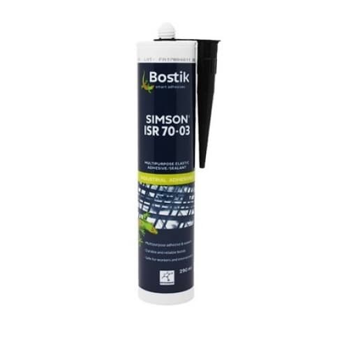 Bostik Simson ISR 70-03 Keo đàn hồi SMP keo đen 290ml / Bostik Simson ISR 70-03 Elastic SMP adhesive sealant black 290ml Bostik Simson ISR 70-03 Keo đàn hồi SMP keo đen 290ml / Bostik Simson ISR 70-03 Elastic SMP adhesive sealant black 290ml