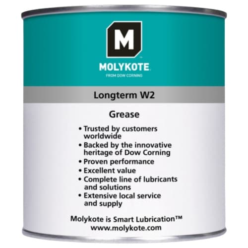 Molykote Longterm W2 Mỡ hiệu suất cao NLGI-2 lon 1kg / Molykote Longterm W2 High performance grease NLGI-2 1kg can Molykote Longterm W2 Mỡ hiệu suất cao NLGI-2 lon 1kg / Molykote Longterm W2 High performance grease NLGI-2 1kg can