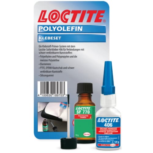 Loctite 406 / SF 770 KIT Keo dán nhanh và sơn lót 20g / 10g / Loctite 406 / SF 770 KIT Instant adhesive and primer 20g / 10g Loctite 406 / SF 770 KIT Keo dán nhanh và sơn lót 20g / 10g / Loctite 406 / SF 770 KIT Instant adhesive and primer 20g / 10g
