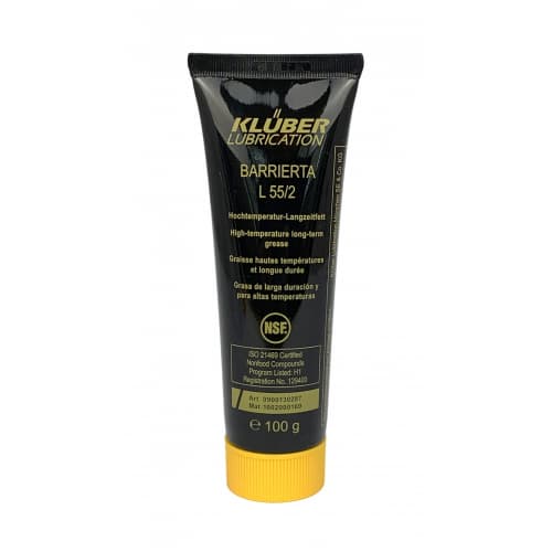 Klüber BARRIERTA L 55/2 Mỡ bôi trơn lâu dài ở nhiệt độ cao 100g / Klüber BARRIERTA L 55/2 High-temperature long-term greases 100g Klüber BARRIERTA L 55/2 Mỡ bôi trơn lâu dài ở nhiệt độ cao 100g / Klüber BARRIERTA L 55/2 High-temperature long-term greases 100g