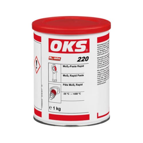 OKS 220 MoS2 dán nhanh hộp thiếc 1kg / OKS 220 MoS2 rapid paste 1kg tin OKS 220 MoS2 dán nhanh hộp thiếc 1kg / OKS 220 MoS2 rapid paste 1kg tin
