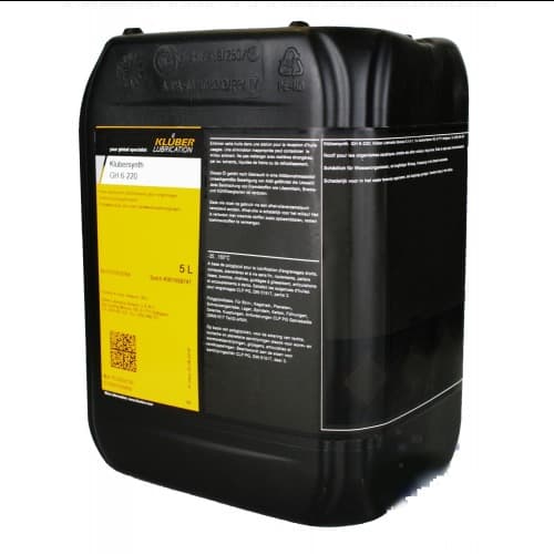 Klübersynth GH 6-220 Bánh tổng hợp hiệu suất cao 5 Lít / Klübersynth GH 6-220 Synthetic high-performance gear 5 Liter Klübersynth GH 6-220 Bánh tổng hợp hiệu suất cao 5 Lít / Klübersynth GH 6-220 Synthetic high-performance gear 5 Liter