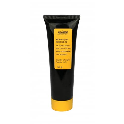 Klübersynth BEM 34-32 Mỡ bôi trơn tổng hợp ống 50g / Klübersynth BEM 34-32 Synthetic smooth-running grease 50g tube Klübersynth BEM 34-32 Mỡ bôi trơn tổng hợp ống 50g / Klübersynth BEM 34-32 Synthetic smooth-running grease 50g tube