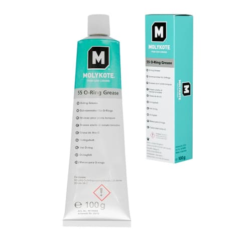 Mỡ bôi trơn vòng chữ O Molykote 55 M ống 100g / Molykote 55 M O-Ring Grease lubricant 100g tube Mỡ bôi trơn vòng chữ O Molykote 55 M ống 100g / Molykote 55 M O-Ring Grease lubricant 100g tube