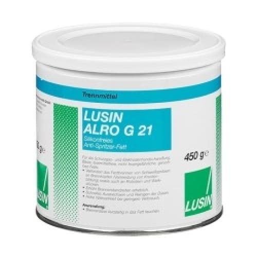 LUSIN ALRO G 21 Mỡ chống bắn tóe không chứa silicon hộp thiếc 450g / LUSIN ALRO G 21 Silicone-free anti-spatter grease 450g tin LUSIN ALRO G 21 Mỡ chống bắn tóe không chứa silicon hộp thiếc 450g / LUSIN ALRO G 21 Silicone-free anti-spatter grease 450g tin