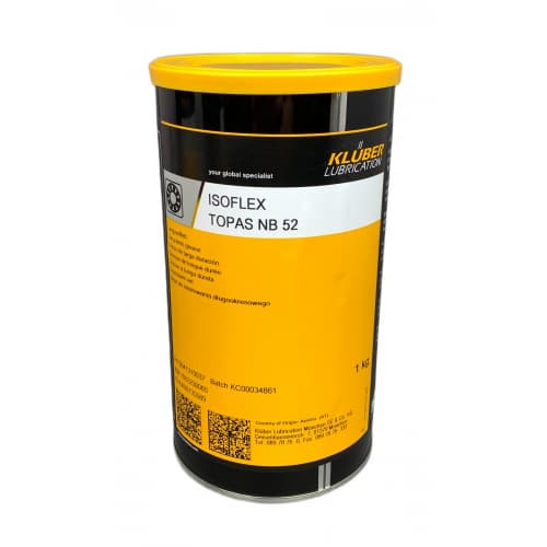 Klüber ISOFLEX Topas NB 52 Mỡ bôi trơn ổ lăn tổng hợp 1Kg / Klüber ISOFLEX Topas NB 52 Synthetic rolling, plain bearing grease 1Kg Klüber ISOFLEX Topas NB 52 Mỡ bôi trơn ổ lăn tổng hợp 1Kg / Klüber ISOFLEX Topas NB 52 Synthetic rolling, plain bearing grease 1Kg