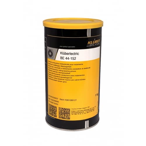 Klüberlectric BE 44-152 Mỡ ổ lăn điện dẫn 1kg / Klüberlectric BE 44-152 Electroconductive rolling bearing grease 1kg Klüberlectric BE 44-152 Mỡ ổ lăn điện dẫn 1kg / Klüberlectric BE 44-152 Electroconductive rolling bearing grease 1kg
