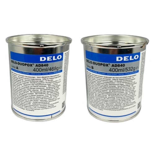Delo-Duopox AD840 Keo epoxy đa năng 2 thành phần cường độ cao 800 ml / Delo-Duopox AD840 2-part universal epoxy glue high strength 800 ml Delo-Duopox AD840 Keo epoxy đa năng 2 thành phần cường độ cao 800 ml / Delo-Duopox AD840 2-part universal epoxy glue high strength 800 ml