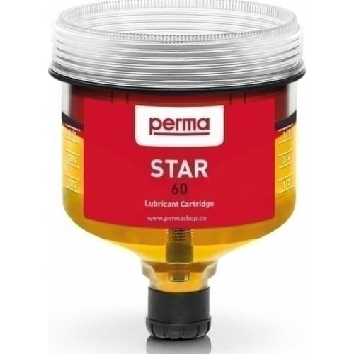 Hộp bôi trơn Perma STAR LC S60 với dầu đa năng SO32 / Perma STAR LC S60 Lubricant cartridge with multipurpose oil SO32 Hộp bôi trơn Perma STAR LC S60 với dầu đa năng SO32 / Perma STAR LC S60 Lubricant cartridge with multipurpose oil SO32