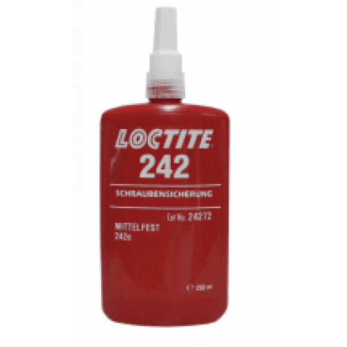 Loctite 242 Khóa ren độ bền trung bình màu xanh chai 250 ml / Loctite 242 Medium strength threadlocker blue 250 ml bottle Loctite 242 Khóa ren độ bền trung bình màu xanh chai 250 ml / Loctite 242 Medium strength threadlocker blue 250 ml bottle