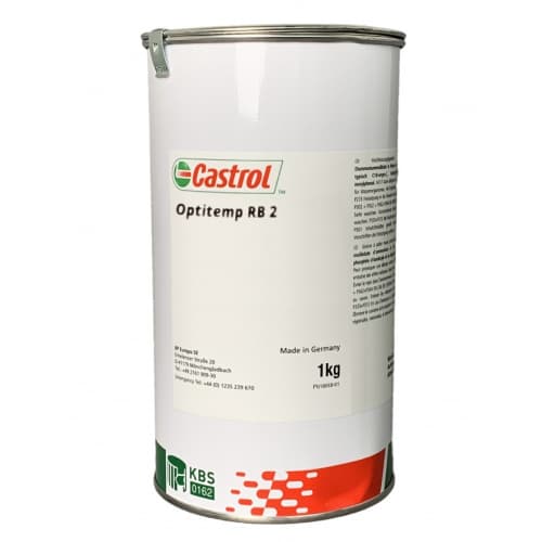 Castrol Optitemp RB 2 Mỡ bôi trơn cáp đặc biệt lon 1kg / Castrol Optitemp RB 2 Special grease for cable lubrication 1kg can Castrol Optitemp RB 2 Mỡ bôi trơn cáp đặc biệt lon 1kg / Castrol Optitemp RB 2 Special grease for cable lubrication 1kg can