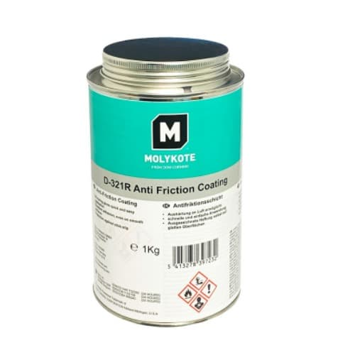 Sơn phủ chống ma sát Molykote D-321R AFC xám/đen lon 1 kg / Molykote D-321R AFC anti-friction coating gray/black 1 kg can Sơn phủ chống ma sát Molykote D-321R AFC xám/đen lon 1 kg / Molykote D-321R AFC anti-friction coating gray/black 1 kg can