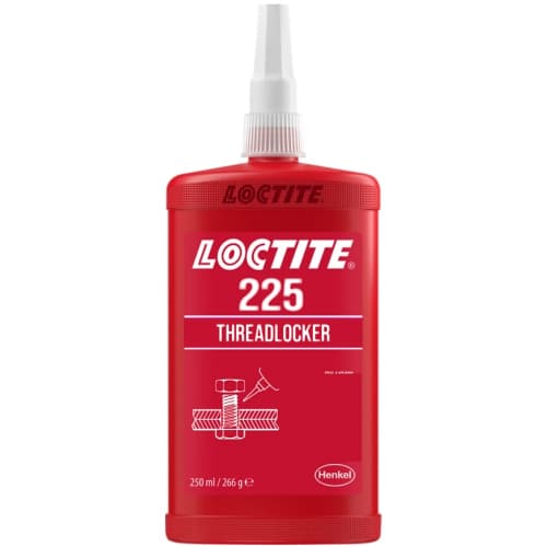 Loctite 225 Chất khóa ren kỵ khí độ nhớt trung bình màu nâu 250ml / Loctite 225 Medium viscosity anaerobic threadlocker brown 250ml Loctite 225 Chất khóa ren kỵ khí độ nhớt trung bình màu nâu 250ml / Loctite 225 Medium viscosity anaerobic threadlocker brown 250ml