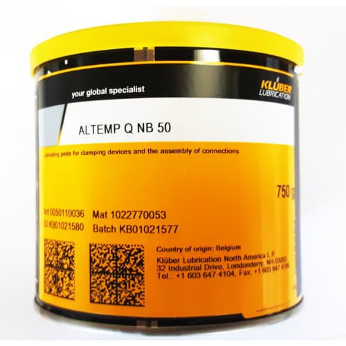 Klüber ALTEMP Q NB 50 Bôi trơn và dán lắp ráp 750g / Klüber ALTEMP Q NB 50 Lubricating and assembly paste 750g Klüber ALTEMP Q NB 50 Bôi trơn và dán lắp ráp 750g / Klüber ALTEMP Q NB 50 Lubricating and assembly paste 750g
