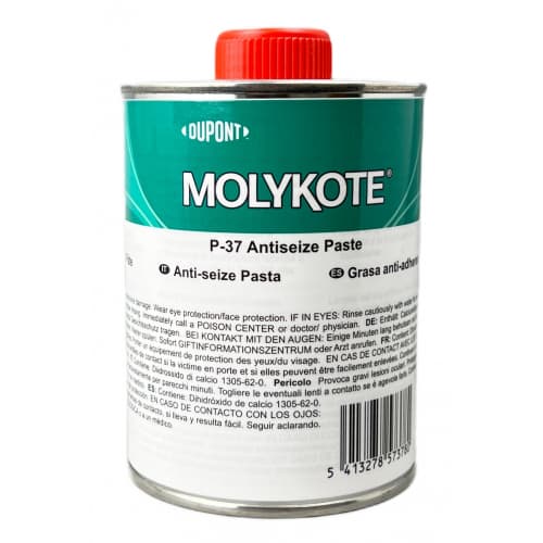 Molykote P-37 Bôi trơn chống tắc nghẽn hộp thiếc bàn chải 500g / Molykote P-37 Lubricant antiseize paste 500g brush tin Molykote P-37 Bôi trơn chống tắc nghẽn hộp thiếc bàn chải 500g / Molykote P-37 Lubricant antiseize paste 500g brush tin