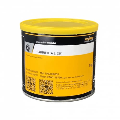 Klüber BARRIERTA L 55/1 Mỡ dài hạn nhiệt độ cao 1kg / Klüber BARRIERTA L 55/1 High-temperature long-term grease 1kg Klüber BARRIERTA L 55/1 Mỡ dài hạn nhiệt độ cao 1kg / Klüber BARRIERTA L 55/1 High-temperature long-term grease 1kg