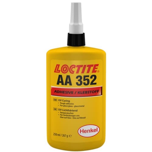 Loctite AA 352 Keo acrylic chữa bệnh nhẹ chai 250ml / Loctite AA 352 Light cure acrylic adhesive 250ml bottle Loctite AA 352 Keo acrylic chữa bệnh nhẹ chai 250ml / Loctite AA 352 Light cure acrylic adhesive 250ml bottle