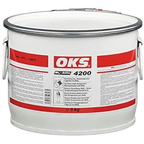 Mỡ chịu nhiệt độ cao tổng hợp OKS 4200 với MoS2 5kg / OKS 4200 synthetic high-temperature bearing grease with MoS2 5kg Mỡ chịu nhiệt độ cao tổng hợp OKS 4200 với MoS2 5kg / OKS 4200 synthetic high-temperature bearing grease with MoS2 5kg