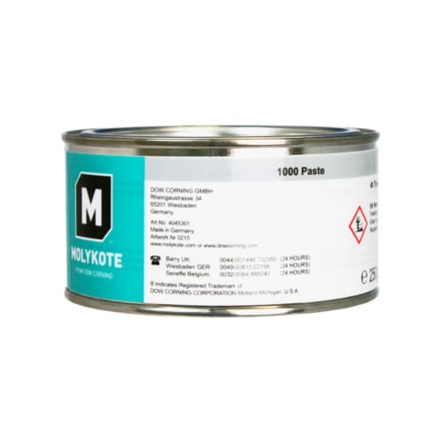 Molykote 1000 Chất bôi trơn rắn cho khớp kim loại lon 250g / Molykote 1000 Solid lubricant paste for metall joints 250g can Molykote 1000 Chất bôi trơn rắn cho khớp kim loại lon 250g / Molykote 1000 Solid lubricant paste for metall joints 250g can
