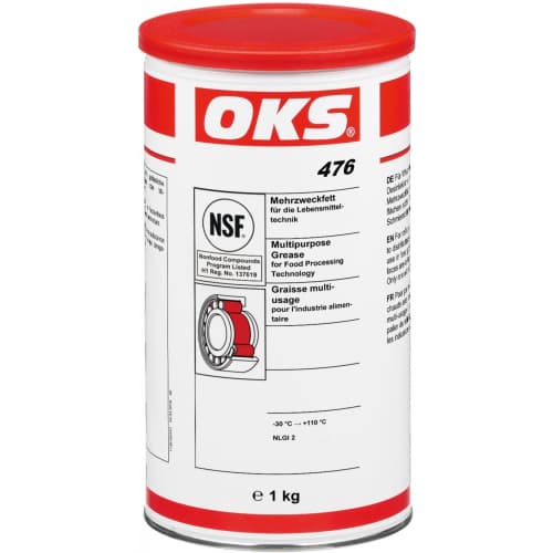 Mỡ bôi trơn đa dụng OKS 476 cho công nghệ chế biến thực phẩm hộp thiếc 1kg / OKS 476 multipurpose grease for food processing technology 1kg tin Mỡ bôi trơn đa dụng OKS 476 cho công nghệ chế biến thực phẩm hộp thiếc 1kg / OKS 476 multipurpose grease for food processing technology 1kg tin