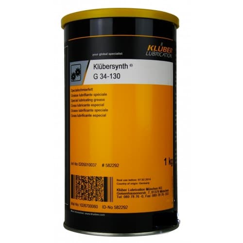 Klübersynth G 34-130 Mỡ đặc biệt cho bánh răng nhỏ 1kg / Klübersynth G 34-130 Special grease for small gears 1kg Klübersynth G 34-130 Mỡ đặc biệt cho bánh răng nhỏ 1kg / Klübersynth G 34-130 Special grease for small gears 1kg