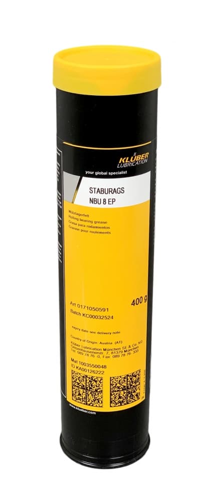 Klüber STABURAGS NBU 8 EP Mỡ bôi trơn cao áp ổ lăn 400g / Klüber STABURAGS NBU 8 EP Rolling bearing high-pressure grease 400g Klüber STABURAGS NBU 8 EP Mỡ bôi trơn cao áp ổ lăn 400g / Klüber STABURAGS NBU 8 EP Rolling bearing high-pressure grease 400g