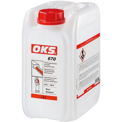 OKS 670 Dầu bôi trơn hiệu suất cao với chất bôi trơn rắn màu trắng5l / OKS 670 High performance lubricating oil with white solid lubricants5l OKS 670 Dầu bôi trơn hiệu suất cao với chất bôi trơn rắn màu trắng5l / OKS 670 High performance lubricating oil with white solid lubricants5l