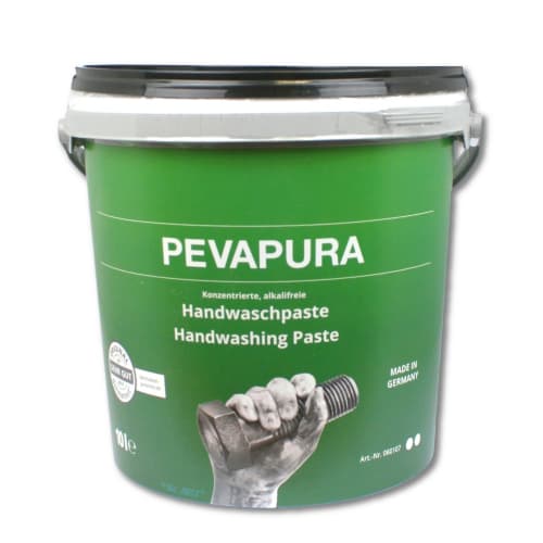 Nước rửa tay Pevapura với chất chà xát bột gỗ 10L / Pevapura hand cleaning paste with wood flour rubbing agents 10L Nước rửa tay Pevapura với chất chà xát bột gỗ 10L / Pevapura hand cleaning paste with wood flour rubbing agents 10L