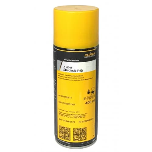 Klüber Structovis FHD Bình xịt gốc dầu bôi trơn đặc biệt 400ml / Klüber Structovis FHD Special lubricant oil based 400ml spray can Klüber Structovis FHD Bình xịt gốc dầu bôi trơn đặc biệt 400ml / Klüber Structovis FHD Special lubricant oil based 400ml spray can