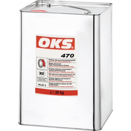 OKS 470 mỡ bôi trơn hiệu suất cao đa dụng màu trắng 25kg hobbock / OKS 470 white universal high-performance grease 25kg hobbock OKS 470 mỡ bôi trơn hiệu suất cao đa dụng màu trắng 25kg hobbock / OKS 470 white universal high-performance grease 25kg hobbock