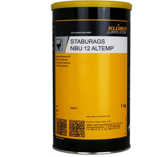 Klüber STABURAGS NBU 12 Mỡ bôi trơn ổ trục ALTEMP 1kg / Klüber STABURAGS NBU 12 ALTEMP lubricating grease for bearings 1kg Klüber STABURAGS NBU 12 Mỡ bôi trơn ổ trục ALTEMP 1kg / Klüber STABURAGS NBU 12 ALTEMP lubricating grease for bearings 1kg