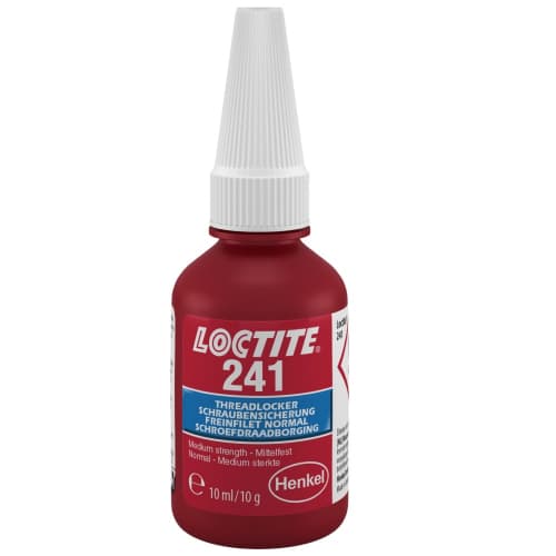 Loctite 241 Threadlocker màu xanh độ nhớt thấp chai 10ml / Loctite 241 Threadlocker low viscosity blue 10ml bottle Loctite 241 Threadlocker màu xanh độ nhớt thấp chai 10ml / Loctite 241 Threadlocker low viscosity blue 10ml bottle