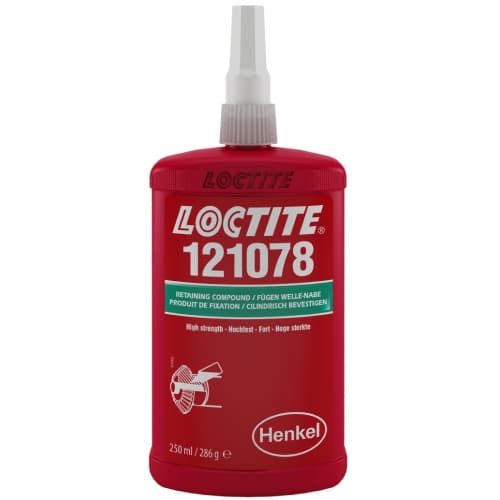 Loctite 121078 Hợp chất giữ nhiệt độ bền cao màu xanh lá chai 250ml / Loctite 121078 High strength retaining compound green 250ml bottle Loctite 121078 Hợp chất giữ nhiệt độ bền cao màu xanh lá chai 250ml / Loctite 121078 High strength retaining compound green 250ml bottle