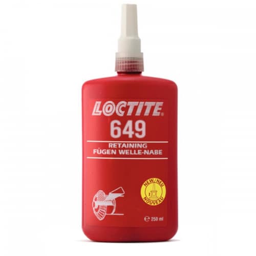 Loctite 649 Hợp chất giữ nếp cường độ cao màu xanh lá cây 250ml / Loctite 649 High strength retaining compound green 250ml Loctite 649 Hợp chất giữ nếp cường độ cao màu xanh lá cây 250ml / Loctite 649 High strength retaining compound green 250ml