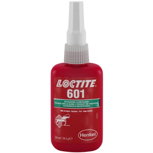 Loctite 601 Hợp chất giữ màu xanh lục tốc độ khô trung bình 50ml / Loctite 601 Retaining compound with medium cure speed green 50ml Loctite 601 Hợp chất giữ màu xanh lục tốc độ khô trung bình 50ml / Loctite 601 Retaining compound with medium cure speed green 50ml