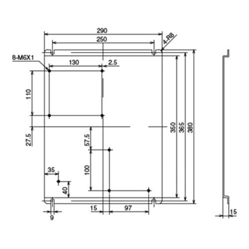 Tấm gá bơm LUBE Tấm gá bơm LUBE