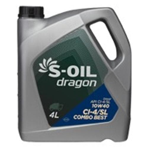 Dầu động cơ Diesel tổng hợp 10W40 tốt nhất S-OIL dragon Combo Dầu động cơ Diesel tổng hợp 10W40 tốt nhất S-OIL dragon Combo
