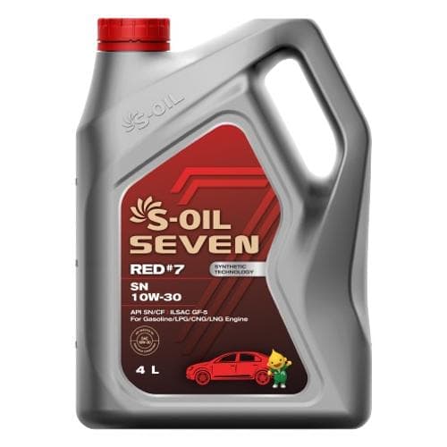 Dầu động cơ tổng hợp S-OIL 7 RED #7 SN 10W-30 cho xăng và LPG/CNG/LNG (trước đây là DRAGON SN 10W-30) Dầu động cơ tổng hợp S-OIL 7 RED #7 SN 10W-30 cho xăng và LPG/CNG/LNG (trước đây là DRAGON SN 10W-30)
