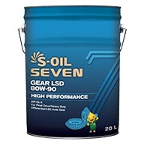 Dầu cầu hiệu suất cao S-OIL 7 GEAR LSD 80W-90 cho bộ vi sai hạn chế trượt (Mã trước đây là S-OIL 7 GEAR LSD 80W-90) Dầu cầu hiệu suất cao S-OIL 7 GEAR LSD 80W-90 cho bộ vi sai hạn chế trượt (Mã trước đây là S-OIL 7 GEAR LSD 80W-90)